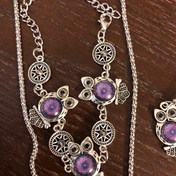 Owl jewelry set - Picture 5 of 6